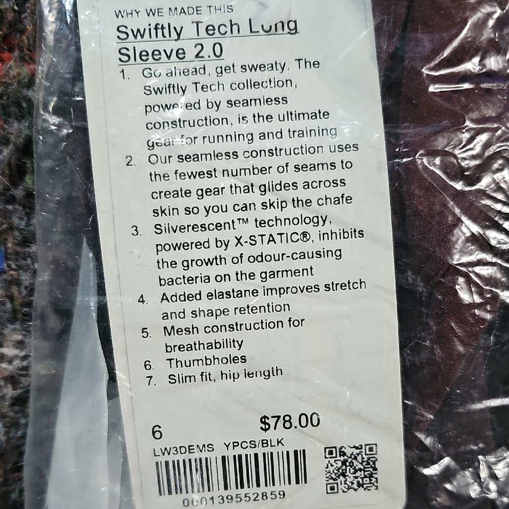 lululemon athletica Swiftly Tech Long Sleeve 2.0 - Black
